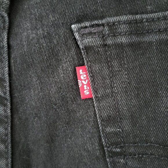 Levi’s 502 Taper Fit Jeans Black Size 30x32 Men’s Denim - Picture 6 of 11